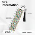 thumbnail image 3 of Kdxio Watercolor Flowers Print Metal Tassel Bookmarks,Perfect Gift for Art Lovers and Bookworms Metal Bookmarks for Women, 3 of 8