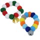 thumbnail image 1 of Cumpleaños Pom Pom Collar para mascotas para perro gato lindo collar bolas de macarrón suave Adorable regalo de Navidad para cachorro gatito, 1 of 5