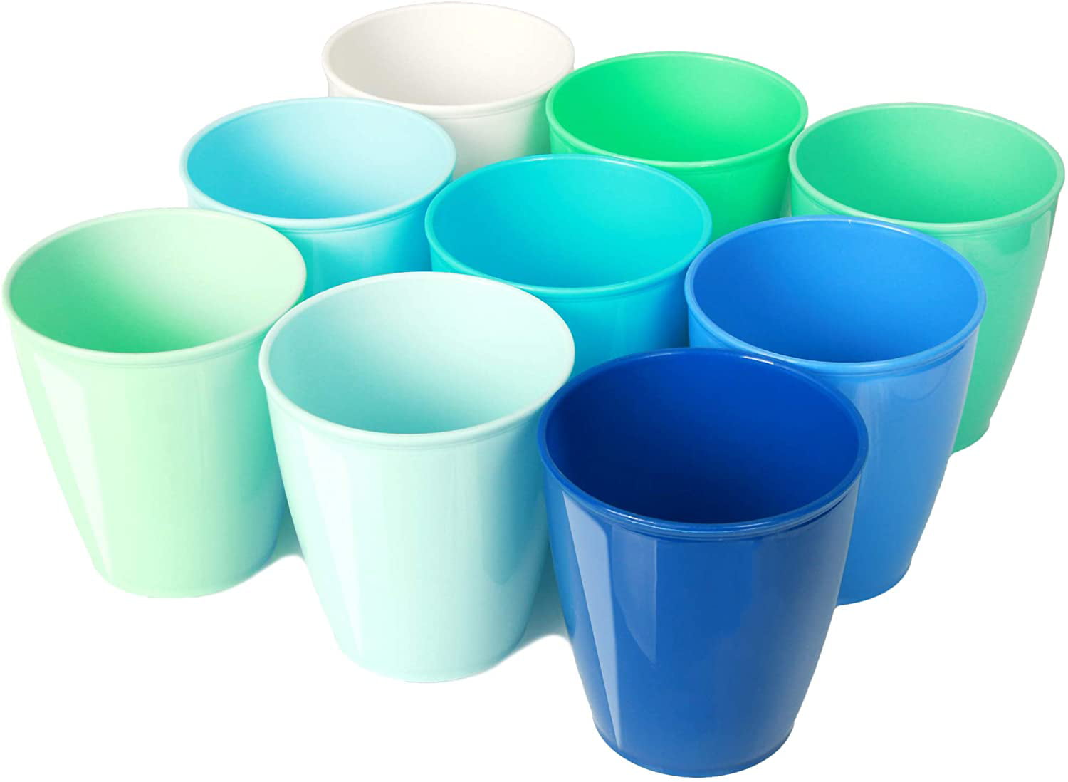Unbreakable Plastic Cups Reusable Toddler Cups Color Milk Kids Drinking Cup LB 