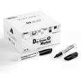 thumbnail image 2 of Black Dry Erase Markers Bulk Pack of 60 Low Odor Fine Tip Whiteboard Pens for Whiteboard Dry Erase Calendar, 2 of 9