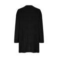 thumbnail image 5 of Tawop Women's Cardigans Long Cardigans for Women Autumn Solid Colour Cardigan Long Sleeve Knitted Mid-Length Sweater Black L, 5 of 6