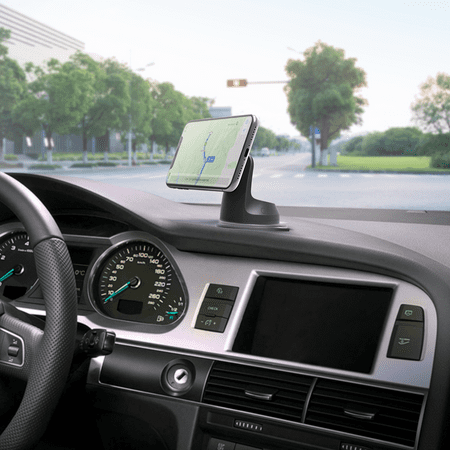 iOttie - iTap 2 Magnetic Universal Dash & Windshield Mount for Most Cell Phones - Black