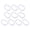 White large size, variant on Ywmsfl 100pcs Smooth Sliding Shower Hooks With Locking Mechanism Secure Closure Rings Bathroom Curtain Rod Attachmen