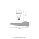 thumbnail image 2 of Focos LED, Pack de 4 lámparas Tipo A19 LED, Luz cálida, focos ahorradores Illux FL-10A19.KIT30, 2 of 6