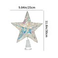 thumbnail image 4 of Xuniizn Star Tree Topper, Shatterproof LED Star with Remote Control, 8 Lighting Modes for Indoor Outdoor Christmas Holiday Party Decor, Iron, 4 of 7