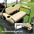 thumbnail image 4 of Roykaw Golf Cart Armrest with Cup Holder for EZGO Club Car Yamaha 1.0'' Square Tube Frame, Beige, 4 of 7