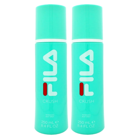 Spray corporal Perfume Fila Crush, 250 ml, paquete de 2 unidades, unisex