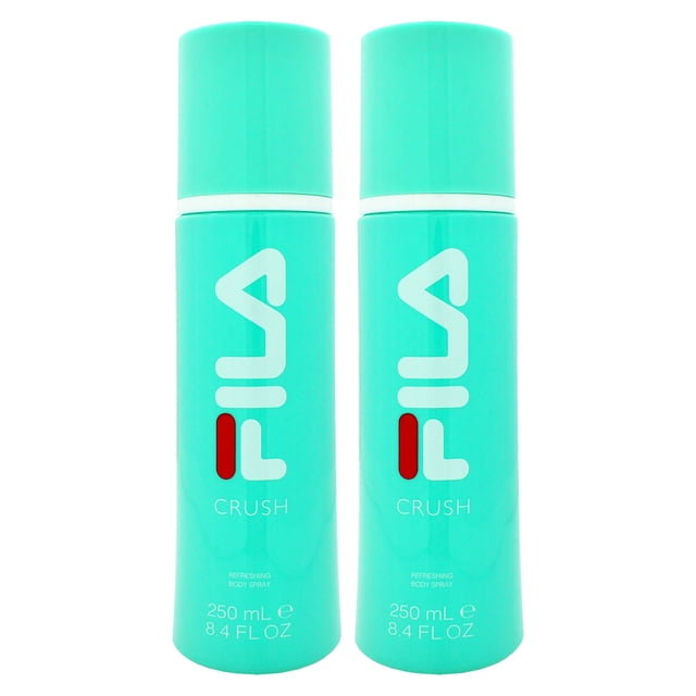 Spray corporal Perfume Fila Crush, 250 ml, paquete de 2 unidades, unisex