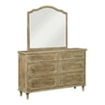 thumbnail image 3 of Emerald Home Interlude Sandstone Gray Mirror with Arched, Distressed Wood Frame, 3 of 7