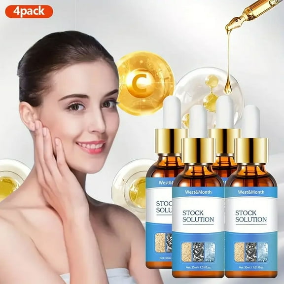 Collagen Serum- Face Tighting Serum, Deep Hydrating, Lifting Stock Solution for All Skin Types, Niacinamide & Hydrating Formula, Day Night Facial Skin Care, Women Beauty Serum-1.01oz/pcs