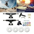 thumbnail image 3 of Rodamientos de Monopatín, Ruedas de Monopatín de 52 Mm, Camiones de Monopatín, Tornillos de Monopatín, Almohadillas de Skate r, Patinetas T Tool Negro Blanco Macarena Ruedas De Camiones De Skate, 3 of 8