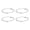 Silver, variant on Vehicle Air Vent Air Conditioning Trim Outlet Circle Rings Sticker Decoration Enhancement for Automotive Interior