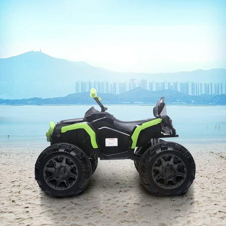 ride toys volt quad aux atv battery motorcycle jack speed radio powered lights electric led boys years wheeler toy
