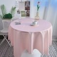 thumbnail image 1 of Nvzi solid color tablecloth fabric dining table, student desk, coffee table cloth tablecloth decoration (pink, 120 * 120cm), 1 of 4