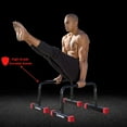 thumbnail image 4 of Rubberbanditz Heavy-Duty Parallettes Push up & Dip Bars, 4 of 6