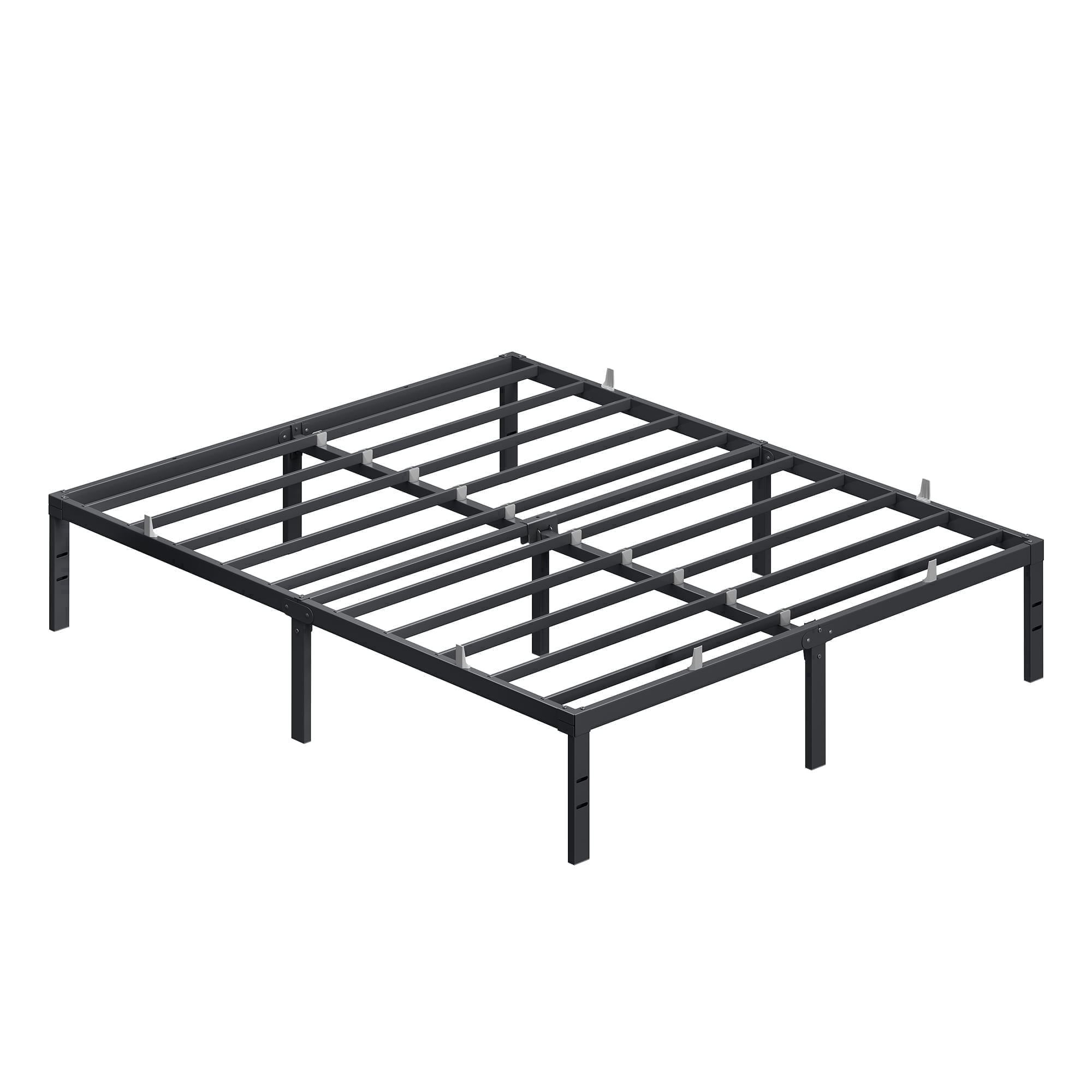 Ledrem Queen Platform Bed, 14-Inch Metal Frame, 1100 lb Capacity photo 8