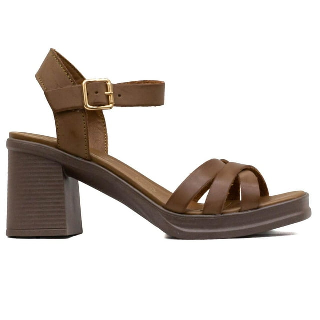 Zapatillas para Mujer Milagros 7606 cafe 24