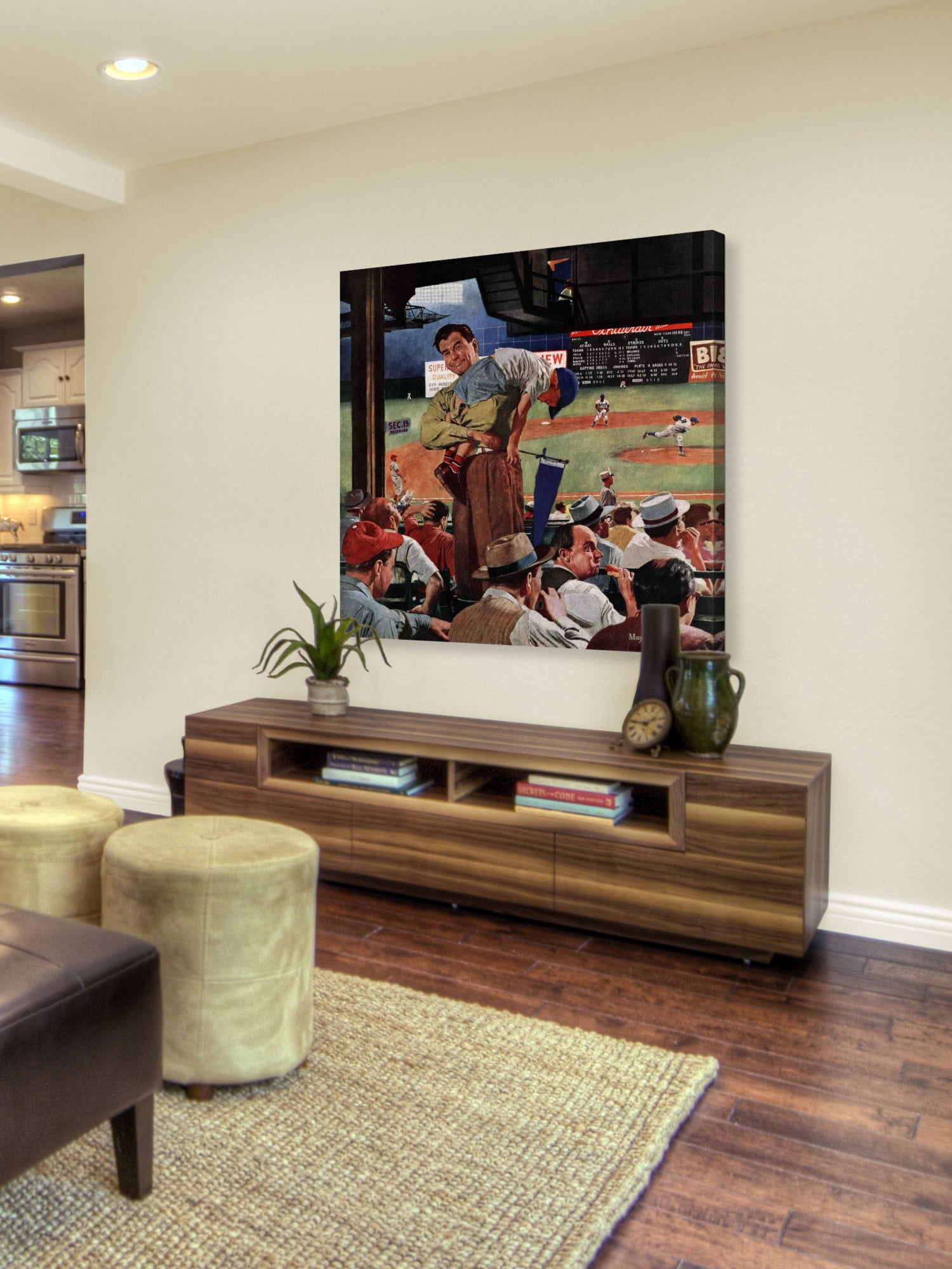 Marmont Hill Sleepy Inning by Earl Mayan Painting Print on Canvas