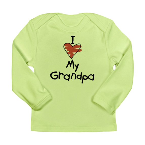 CafePress - Luv Grandpa Long Sleeve T Shirt - Long Sleeve Infant T-Shirt