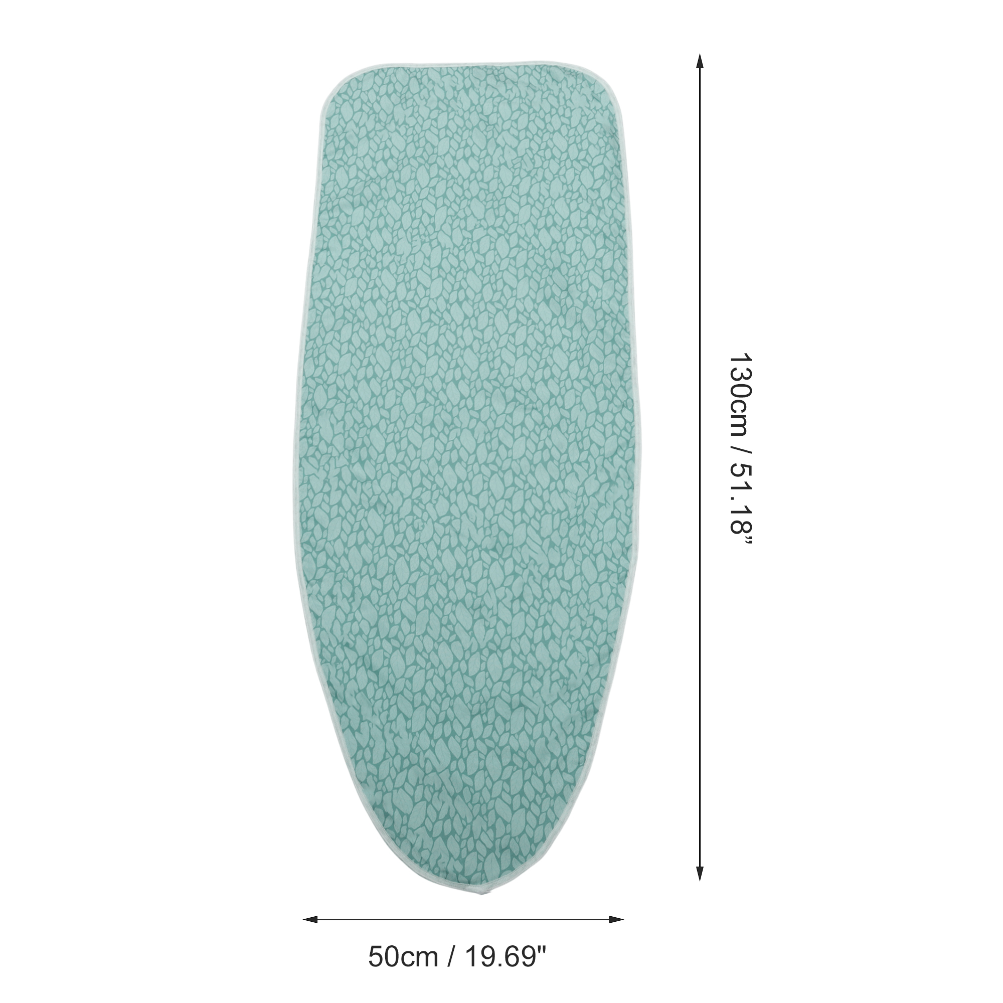 Unique Bargains Pattern Design Ironing Board Cover Easy Ironing Green