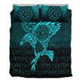 thumbnail image 3 of Juego de Cama Vikingo Raven Vegvisir Tattoo Cyan Version Juego de Cama Rlt12, 3 of 5