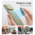 thumbnail image 4 of SURITCH for Google Pixel 11 Pro XL 2026 Case, Magnetic Shockproof Bumper Cases Slim Protective Cover with Camera Cover and Adjustable Metal Kickstand, Green, 4 of 9