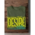 thumbnail image 3 of Desire Of Self Destruction T-Shirt Men -Image by Shutterstock, Male 3X-Large, 3 of 4