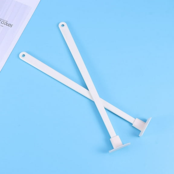 ROSENICE  2 Pcs Cooking Bottle Scraper Spatula Bottom Narrow Tool