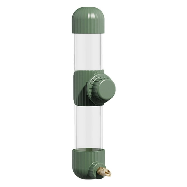 asddcavvf Durable Metal and Bird Feeder for Cages for Parrots and Small Birds Easy To Install Water Dispenser for Pet Birds Metal Pole for Feeder Feeder with Bottom Window Suet Feeder