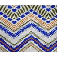 thumbnail image 5 of oneOone Polyester Spandex Royal Blue Fabric Ikat Craft Projects Decor Fabric Printed By The Yard 56 Inch Wide, 5 of 5