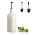 thumbnail image 1 of Botella dispensadora de aceite de oliva de cerámica Sweejar 460 ml, color beige, 1 of 7