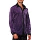 thumbnail image 4 of CAMISA CHIC para Hombres Inspire Brillante de Manga Larga Fiesta Textura Brillante Camisa L Púrpura, 4 of 5