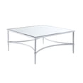 thumbnail image 2 of 36" X 36" X 18" Chrome And Mirrored Coffee Table, 2 of 2