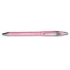 Paper Mate FlexGrip Elite Pink Ribbon Pen Ballpoint Retractable Black Ink Medium Dozen 70672