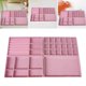 thumbnail image 5 of Organizador de bandejas de joyas Zulema 4 piezas Rosado, 5 of 8
