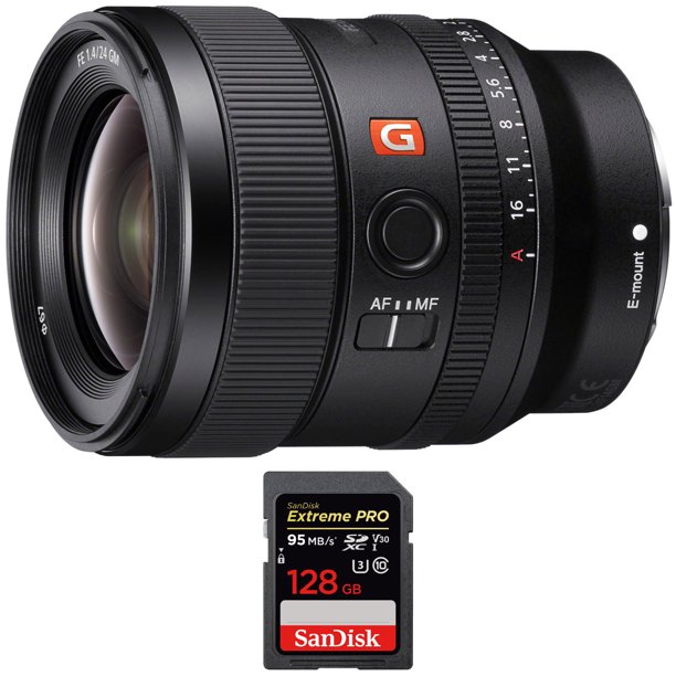 Sony FE 24mm F1.4 GM Alpha Full-frame E-mount Wide Angle G Master