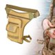 thumbnail image 1 of Bolsa cartuchera shamjiam riñonera ligera impermeable para muslo Caqui, 1 of 8