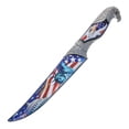 thumbnail image 2 of ASR Outdoor American Flag Fixed Blade Hunting Knife Patriotic Gift Liberty Eagle, 2 of 7