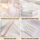 thumbnail image 2 of Sujetador de mujer de cobertura total con encaje, talla grande, ajustado, copa completa, ropa interior sin forro, color blanco, 2 of 5