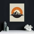 thumbnail image 4 of COMIO Framed  Wall Art Decor,  Set Abstract  Canvas Painting Mid Century Sun and Moon  Mountains Sunrise  Themed Artwork Prints for Living Room Bedroom Kitchen Bathroom Home, 4 of 4