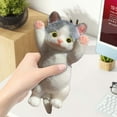 thumbnail image 6 of ufehgfjh Catss Hands Up Catss Kneading Stress Relieving Toy Girl Plush Toy Simulation Catss Kneading Holiday Deals, 6 of 6