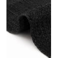 thumbnail image 4 of 9 Ft Round Black Jute Area Rug, Hand-Woven, Reversible, Farmhouse Boho Style, Durable & Pet-Friendly Rug for Living Room, Dining Room, and Bedroom, 4 of 4