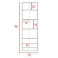 thumbnail image 3 of Cterwk Multistorage Cabinet, Double Door, 5 Shelves, Light Brown, 3 of 7