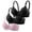 A01 Brick Red, variant on Gyexs Women Lace Front Buckle Detail Underwire Support Bra Comfort Plus Size Full Coverage Push Up Bras for Women, Watermelon Red, Size 36