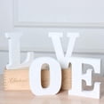 thumbnail image 6 of 8cm White Party Decor Scene Layout Photo Photography Props Wooden Alphabet ABC Blocks Home Christmas Decoration A-Z Letters D, 6 of 8
