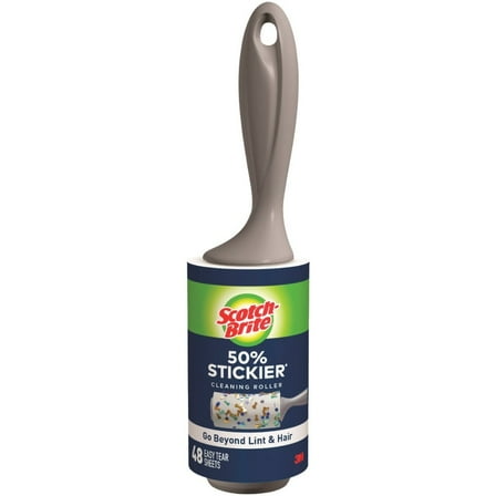 Pack of 2 Scotch-Brite 50% Stickier Cleaning Roller, 1 ct (Package May Vary)