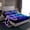Purple Blue, variant on Feelyou Futuristic Game Controller Twin Sheet Sets for Kids, Purple Blue Honeycomb Twin Fitted Sheet, Gaming Gamer Gamepad Flat Sheet, Luxury Bedroom Decor, 3-Piece