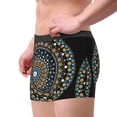 thumbnail image 4 of Fotbe Dot Mandala Men’s Total Support Pouch Boxer Briefs, X-Temp Cooling, Moisture-Wicking Underwear, Regular, Long-leg and Trunk-Medium, 4 of 9