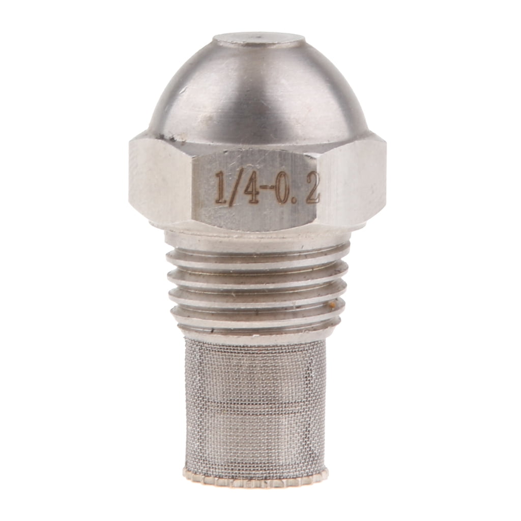 Oil Burner Nozzle Adapter with Stainless Steel Filter0.2mm Hole Dia