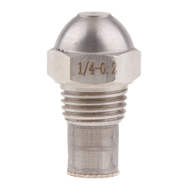 Boquilla De Rociado 0.2-1.5mm Diámetro Del Agujero. Quemador De Combustible De Aceite De Latón Rosca Externa De 1/4 '' 0.2mm Soledad Boquilla del quemador de aceite